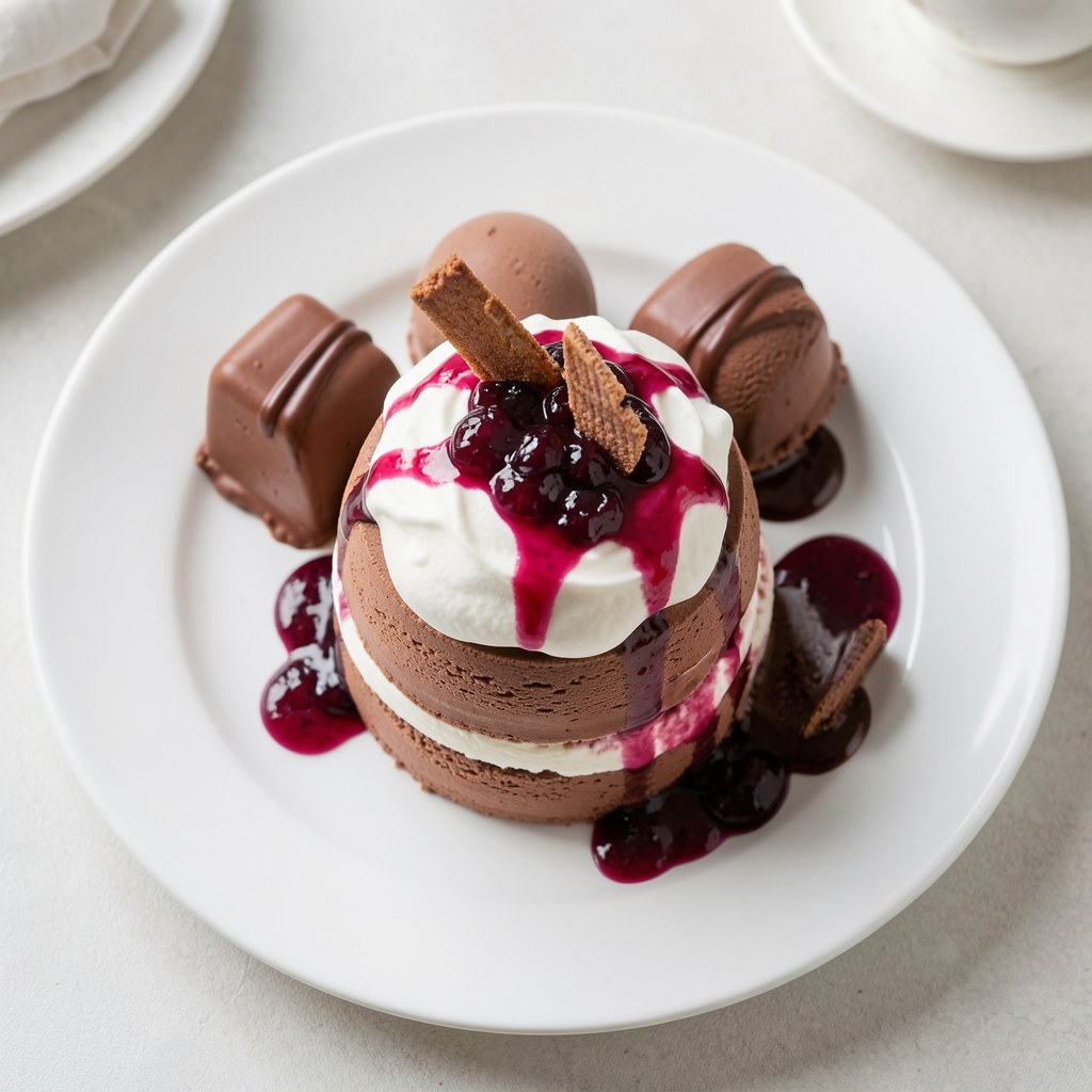 Deser lodowy z ajerkoniakiem