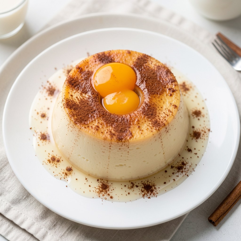 Flan kawowy - pieczony budyń