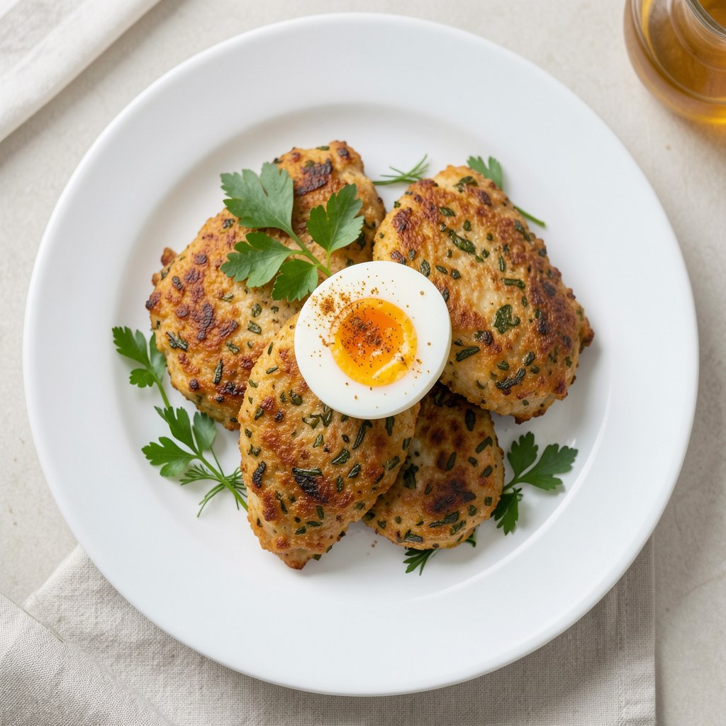 pierś z kurczaka z jajkiem sadzonym