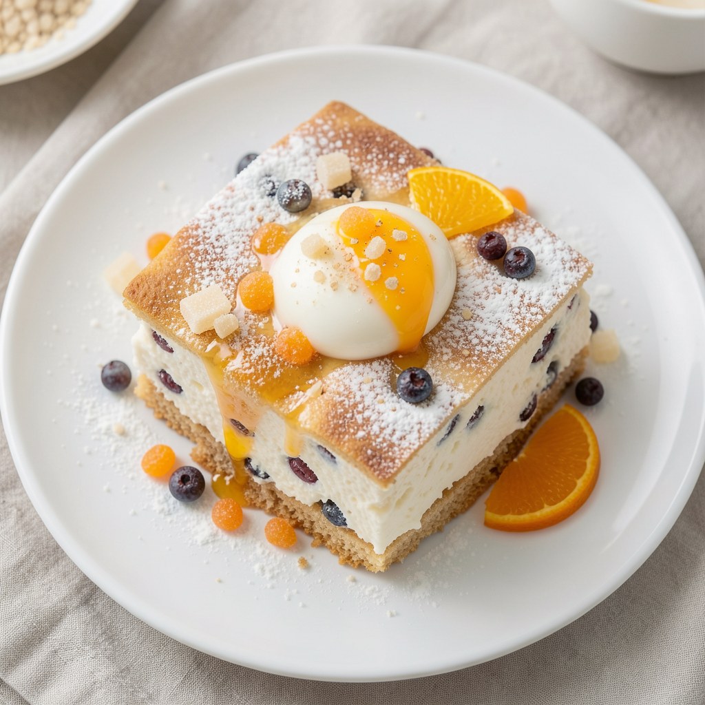 Sernik na kruchym spodzie