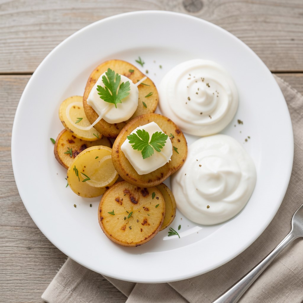 Ziemniaczki z kefirem - szybki obiad