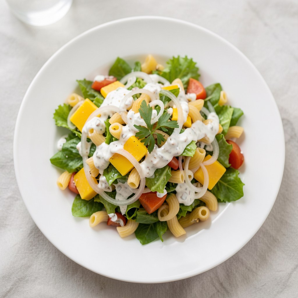sałatka makaronowa na zimno