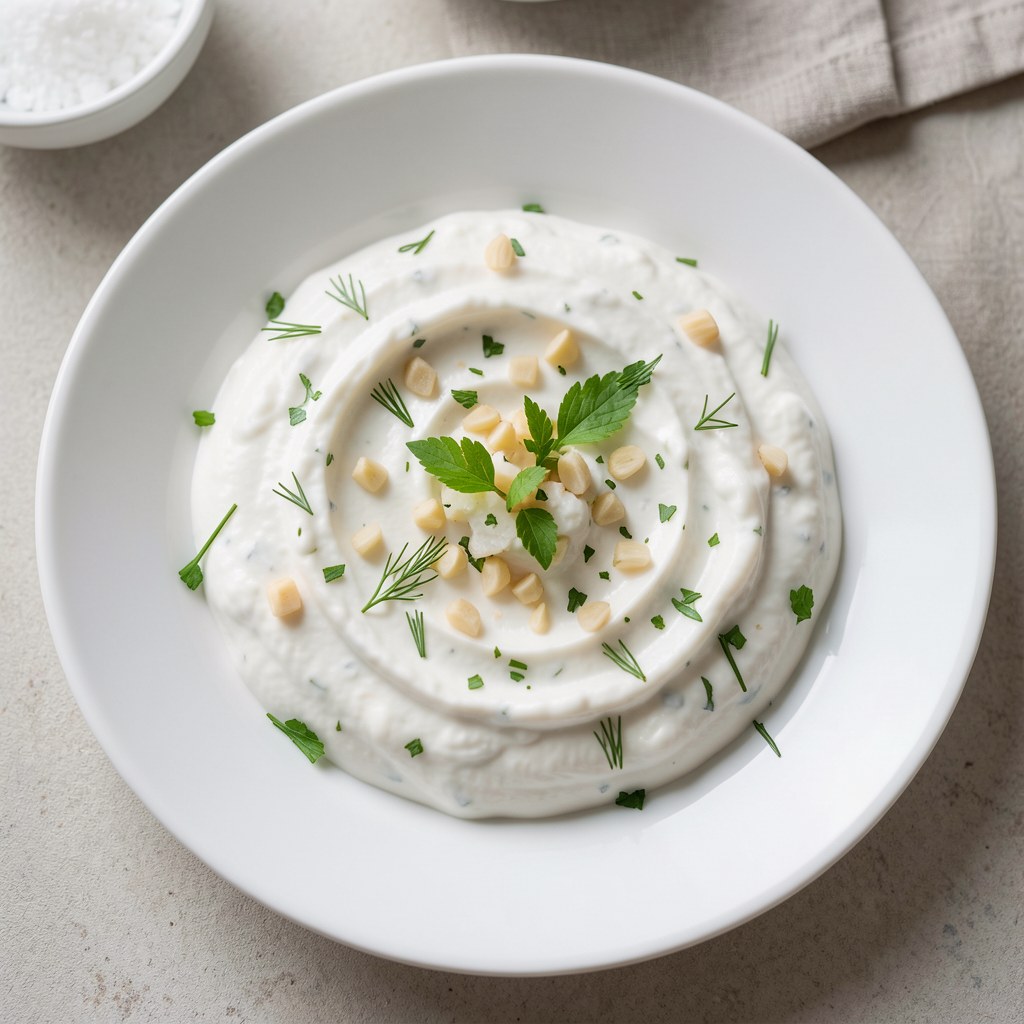 Dip jogurtowy z czosnkiem