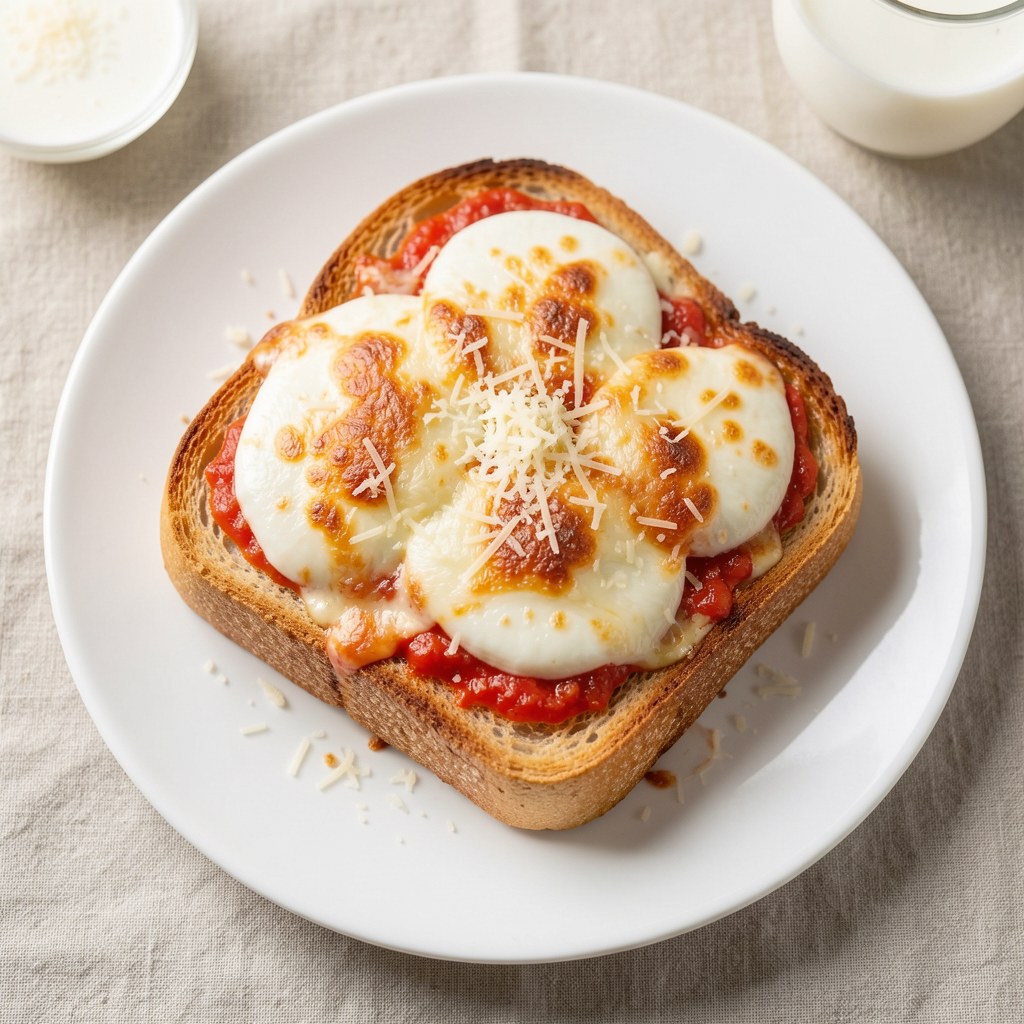 Chleb zapiekany z mozzarella