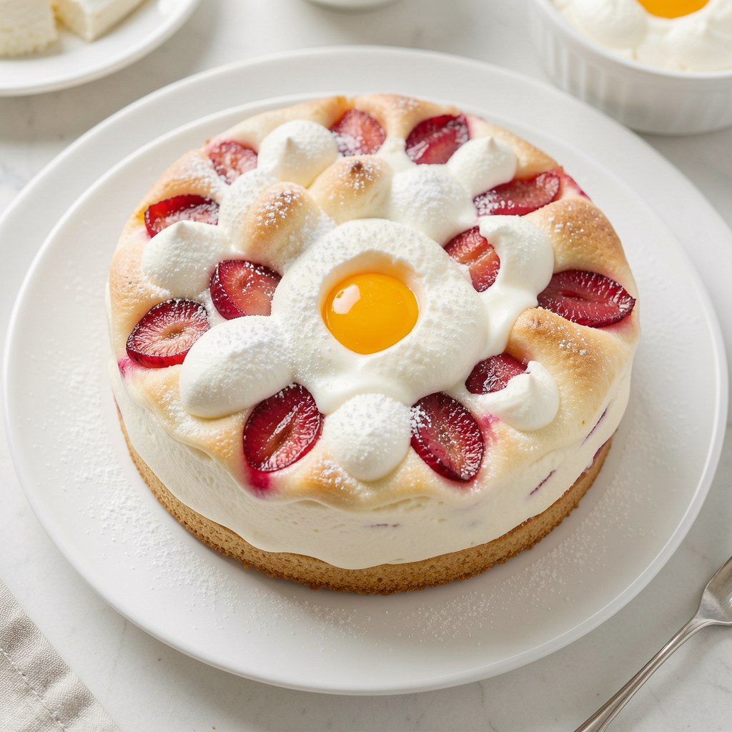 sernik brzoskwiniowy