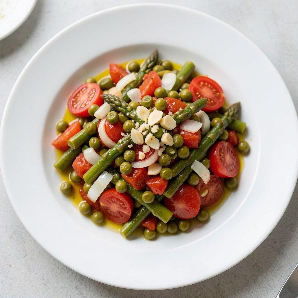 FASOLKA SZPARAGOWA Z POMIDORAMI