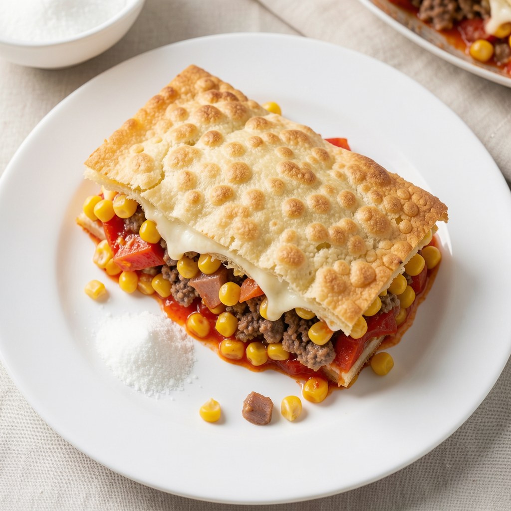 Teksańska zapiekanka z kukurydzą