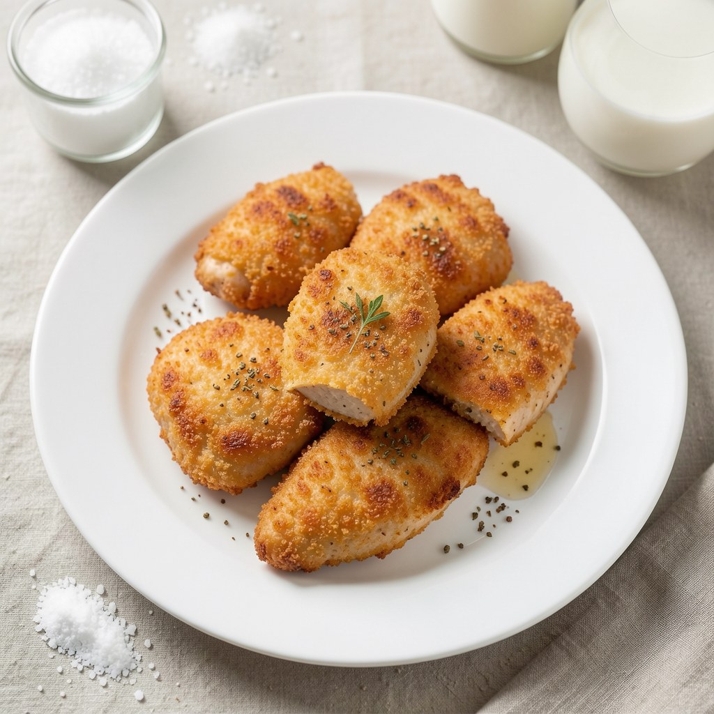 Pierś z kurczaka w złocistej skorupce