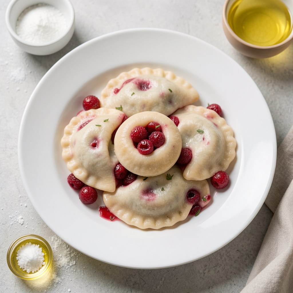 Pierogi z truskawkami