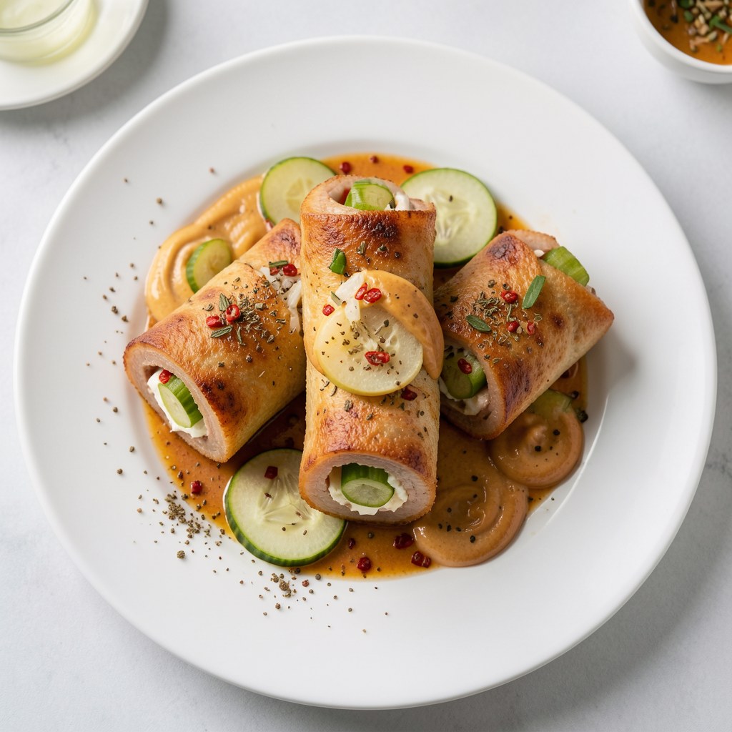 Roladki schabowe ostre