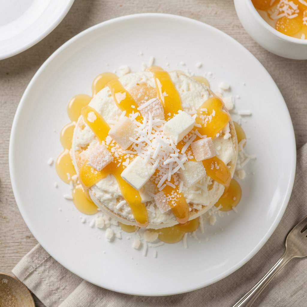 Placek kokosowo-serowy