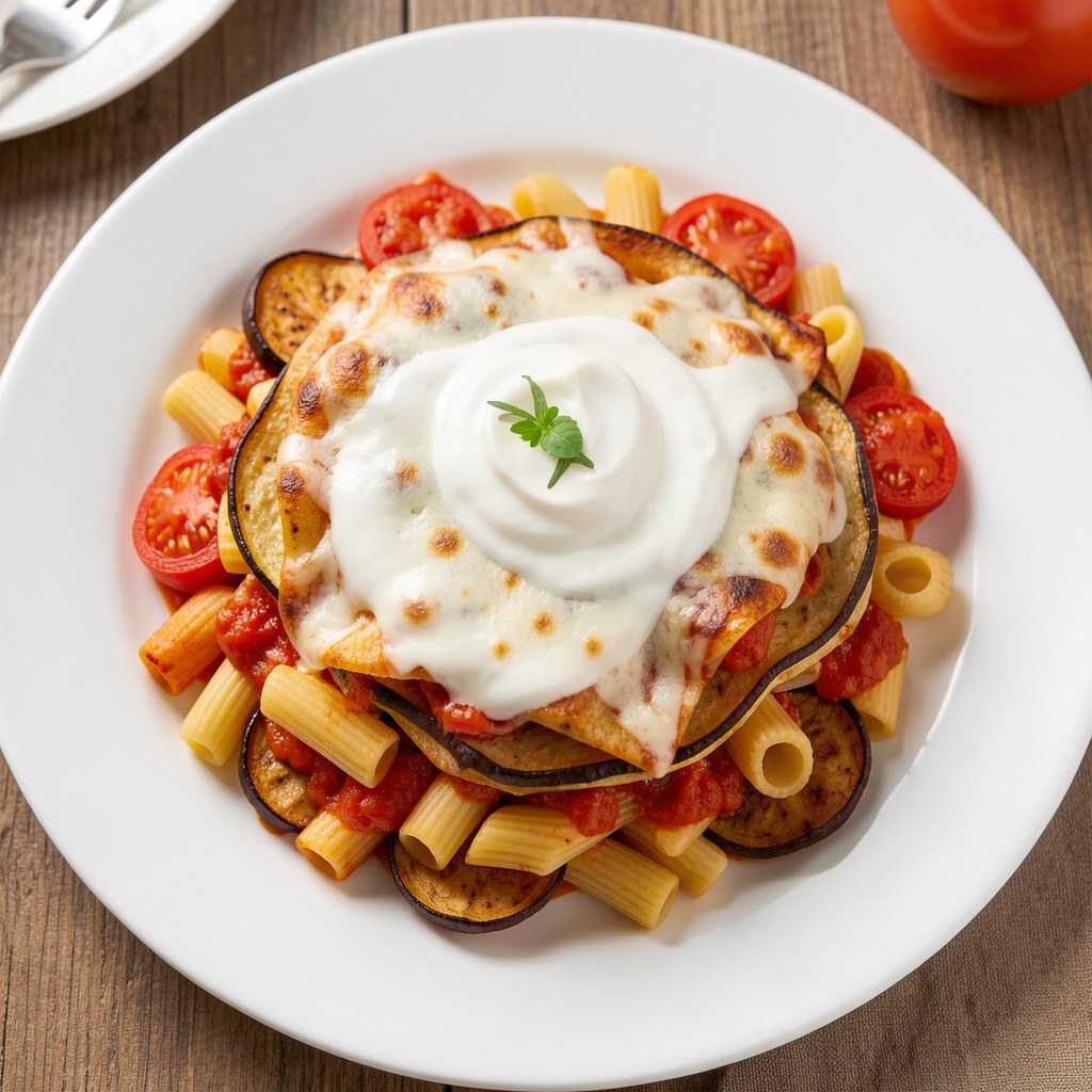 Zapiekanka z bakłażanem i cukinią