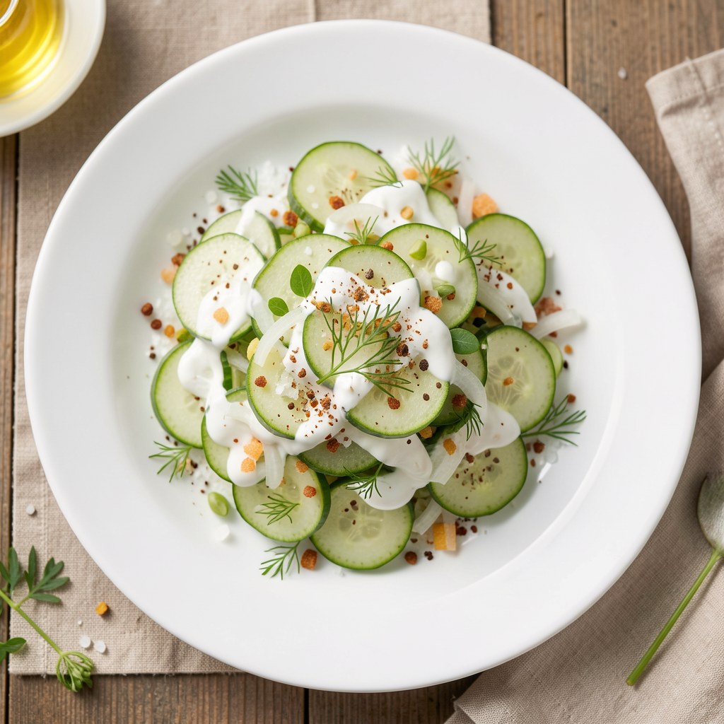 Wiosenna mizeria z rzodkiewką