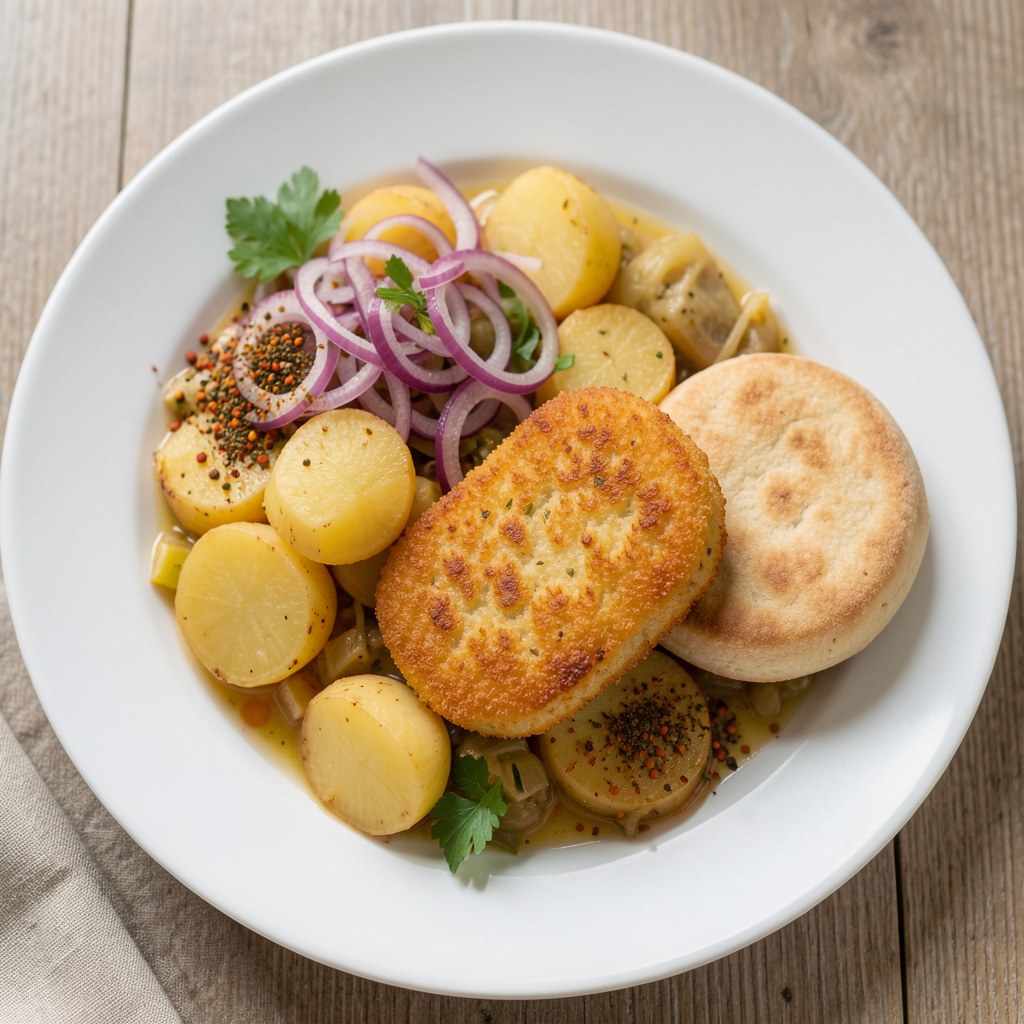 Wegetariański obiad