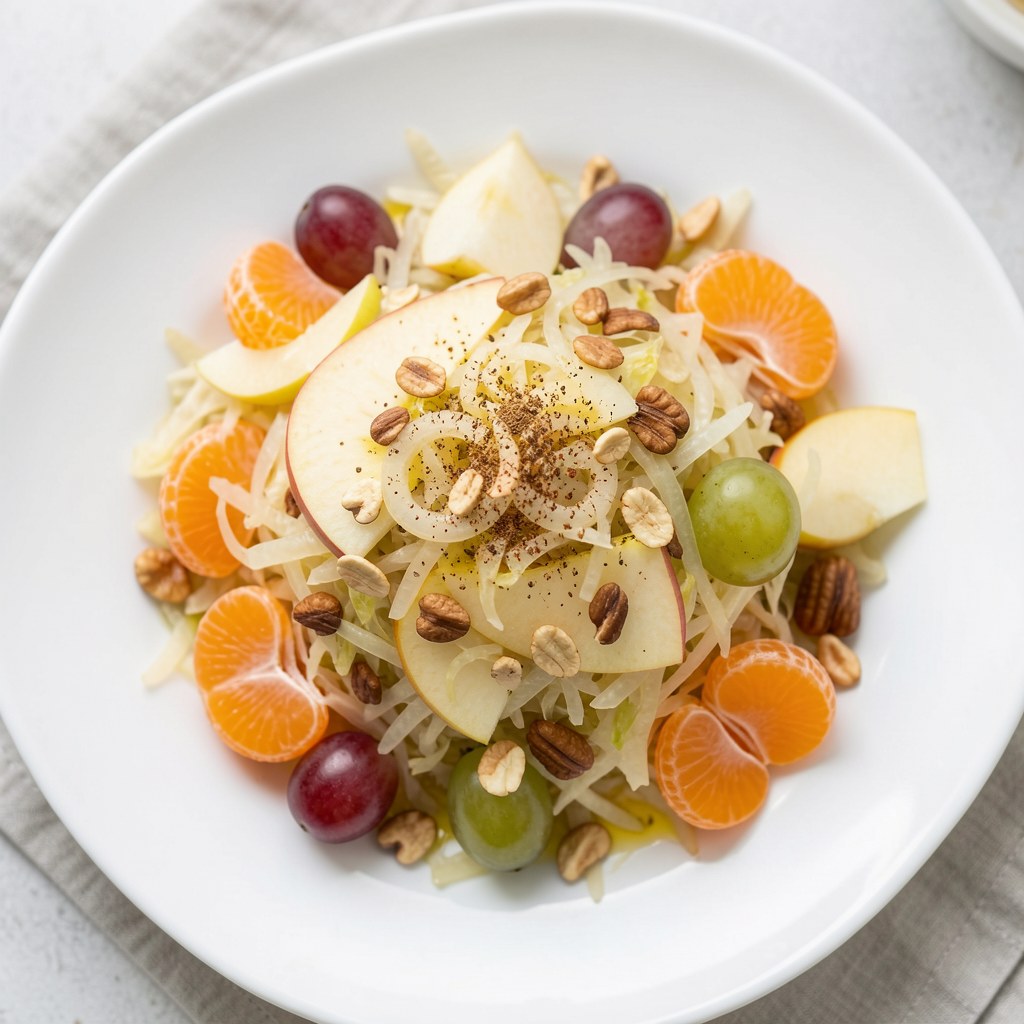 Salatka z kiszonej kapusty