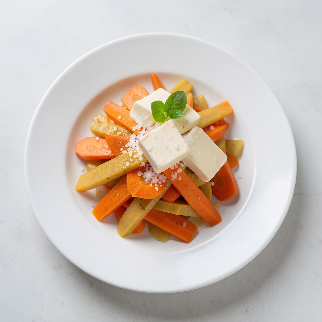 Sałatka z marchewki na ciepło.