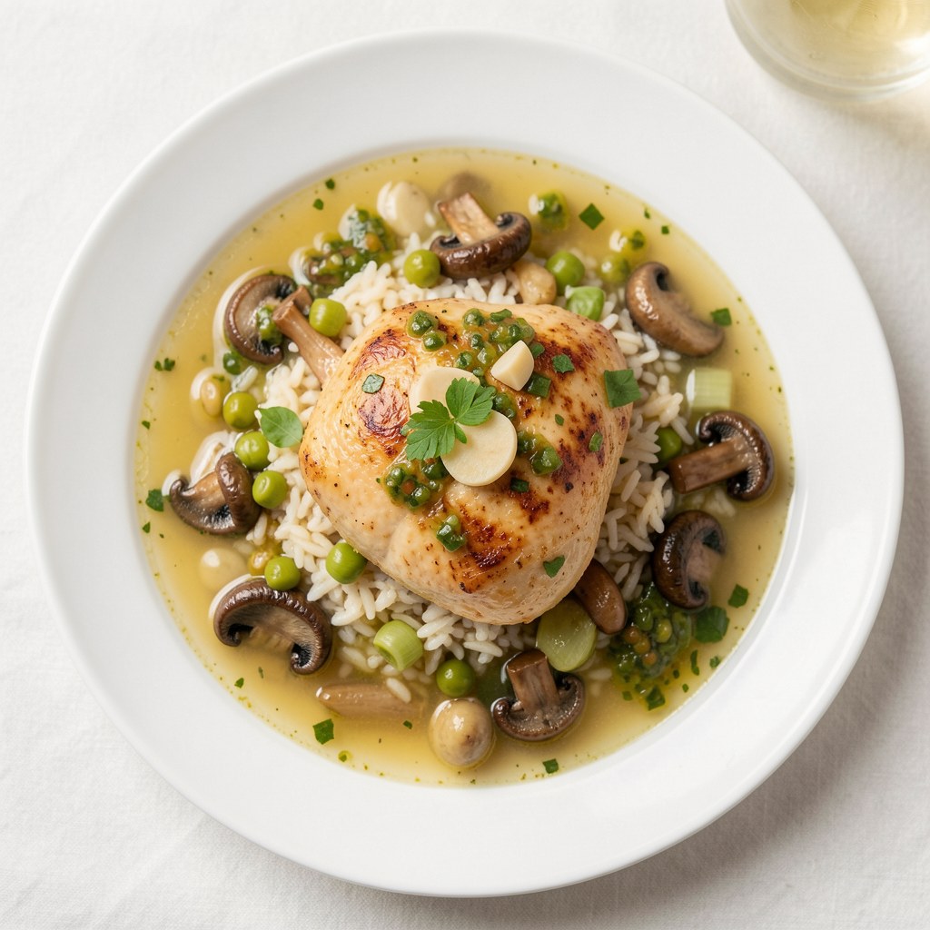 Udka pod pieczarkową pierzynką