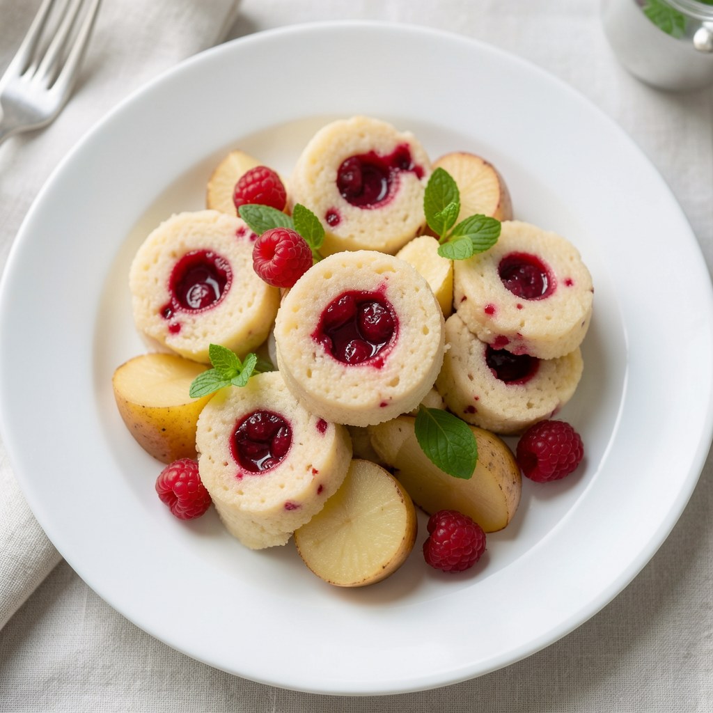 Knedle z truskawkami