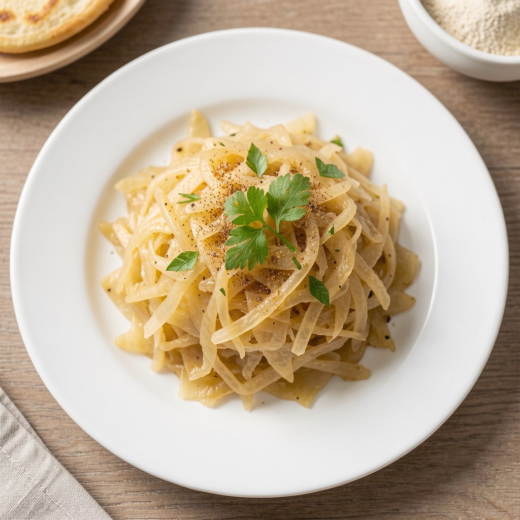 Kapusta kiszona na ciepło zasmażana z koperkiem