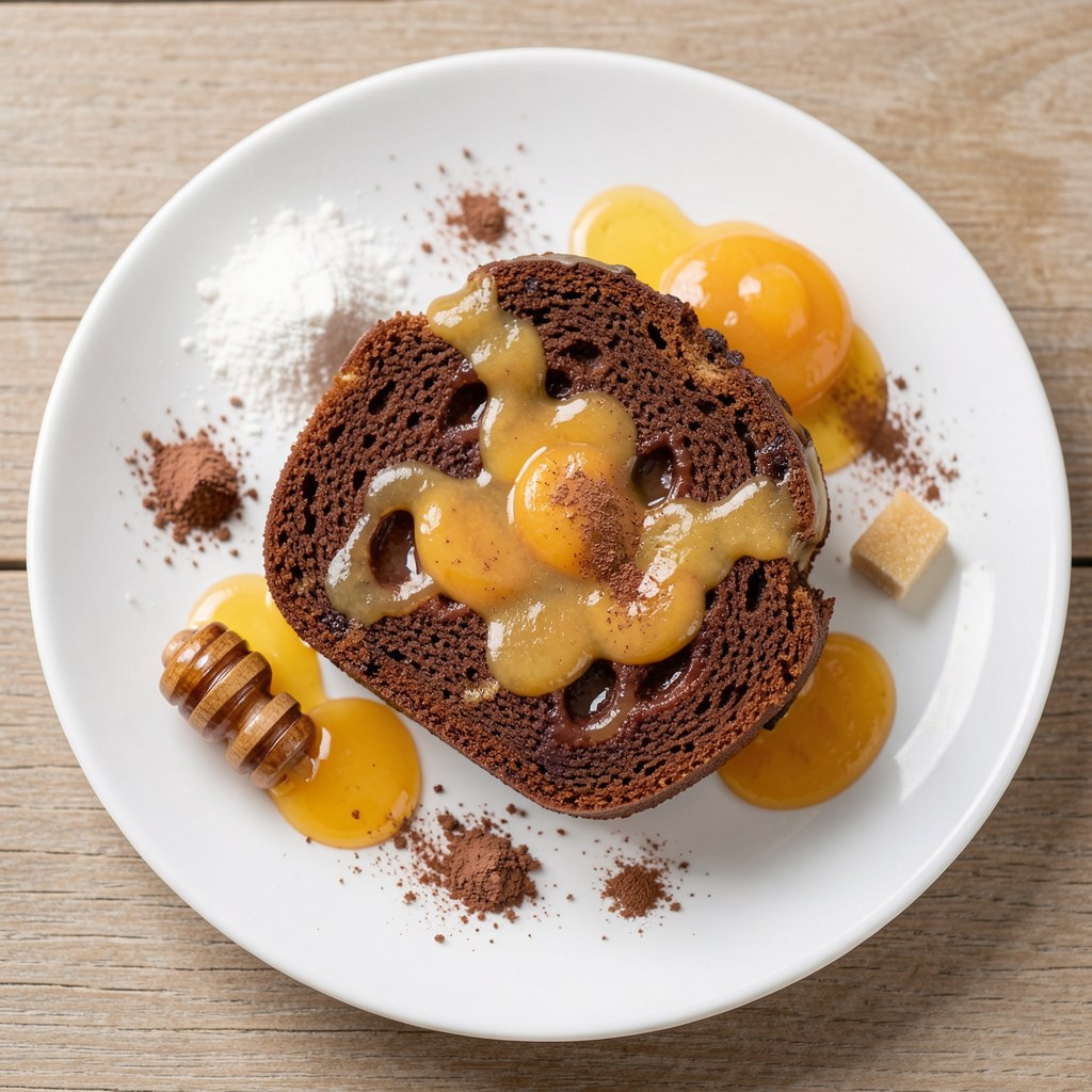 piernik przekładany powidłami