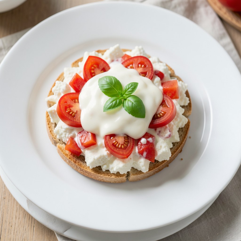 Twaróżek z pomidorami