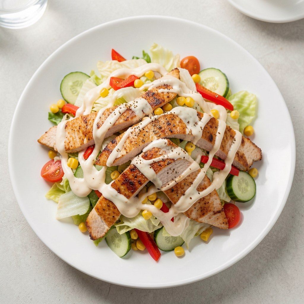 Sałatka z kurczakiem i kapustą pekińską