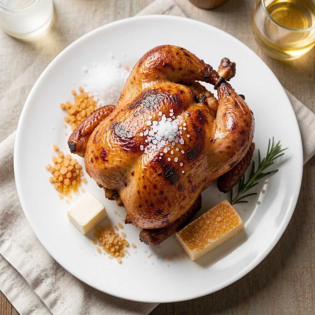 indyk z chrupiącą skórką