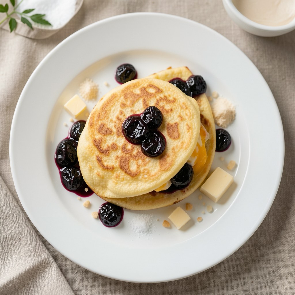 Omlet biszkoptowy z konfiturą wg Buni