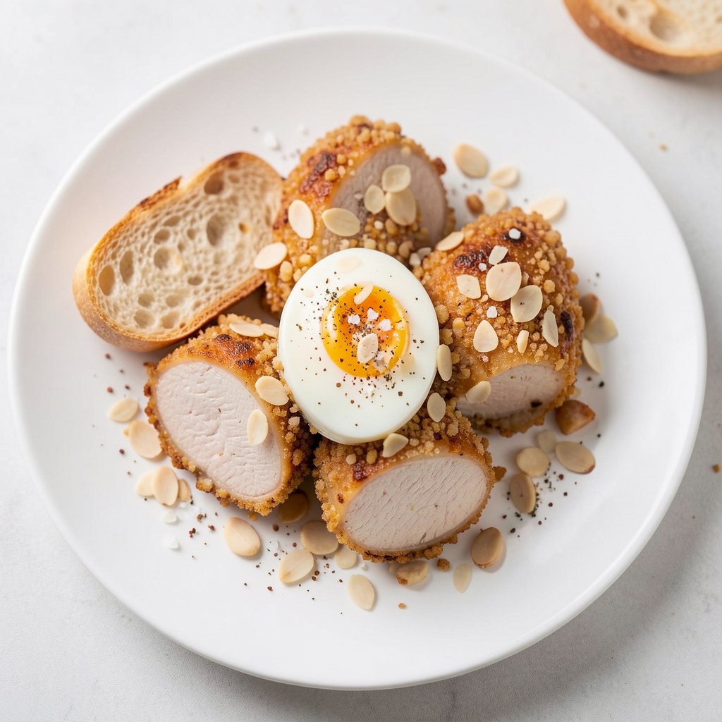 pierś z kurczaka w migdałach