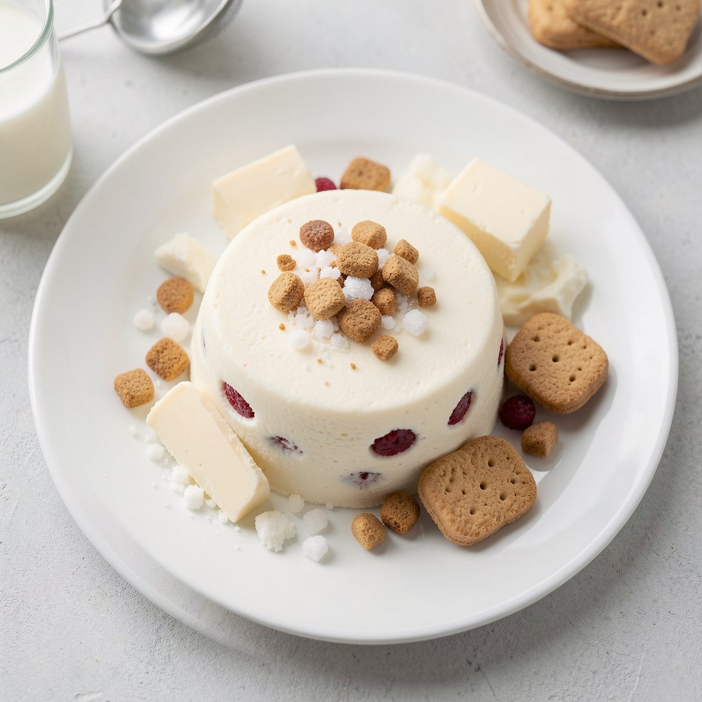 Gotowany sernik z rodzynkami (bez pieczenia)