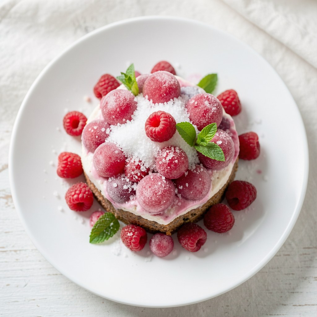 Truskawkowo-granitowo wg Buni