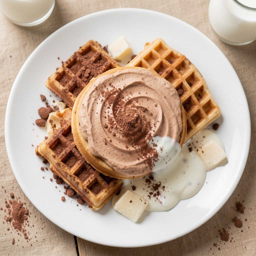 Masa do wafla kakaowa