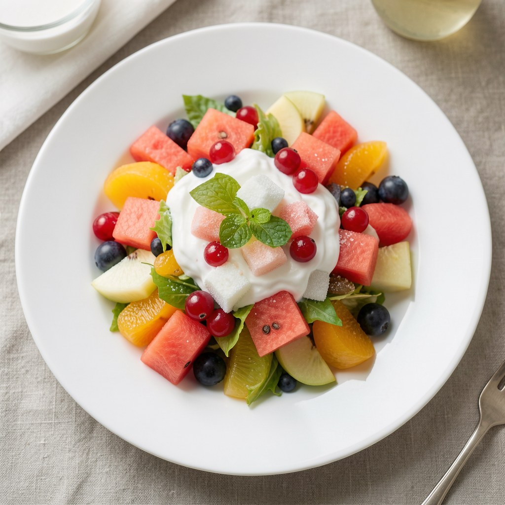 Orzeźwiająca sałatka owocowa