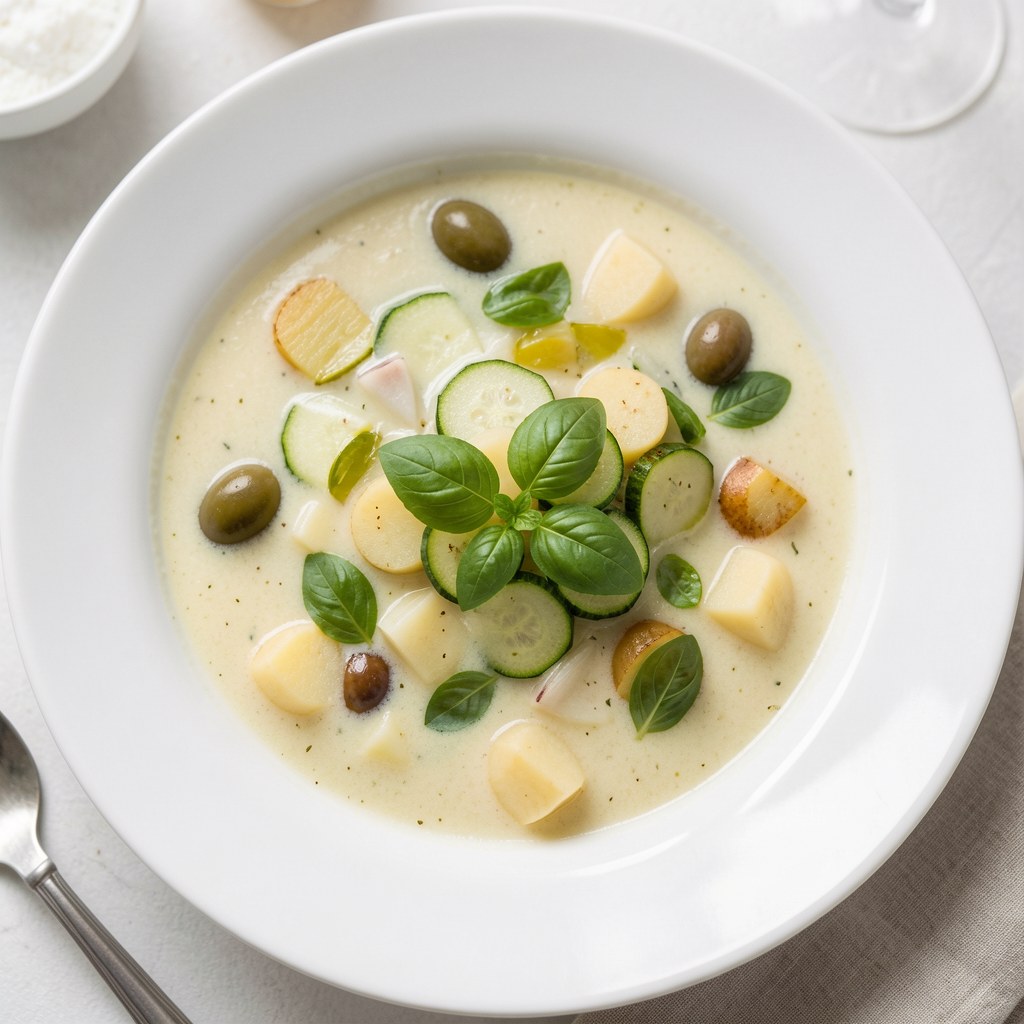 Zupa cukiniowo-czosnkowa