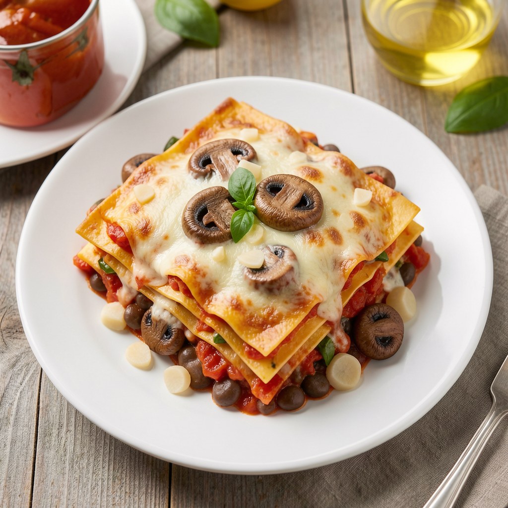 Lasagne z soczewicą