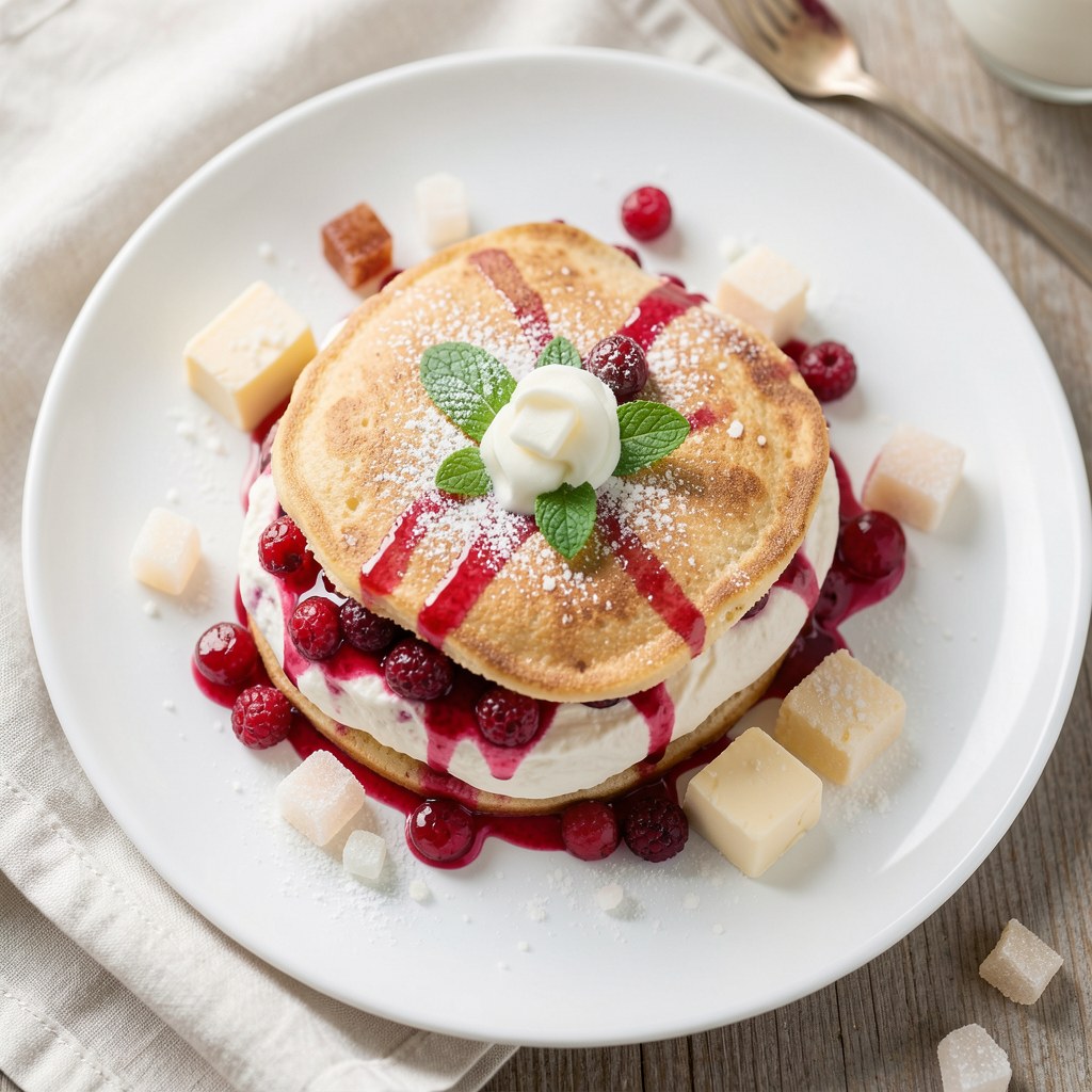 Placek z rabarbarem na tortownicy