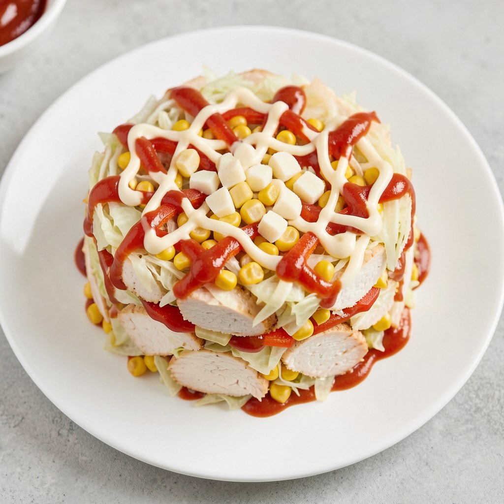 Salatka warstwowa z kapusta pekinska