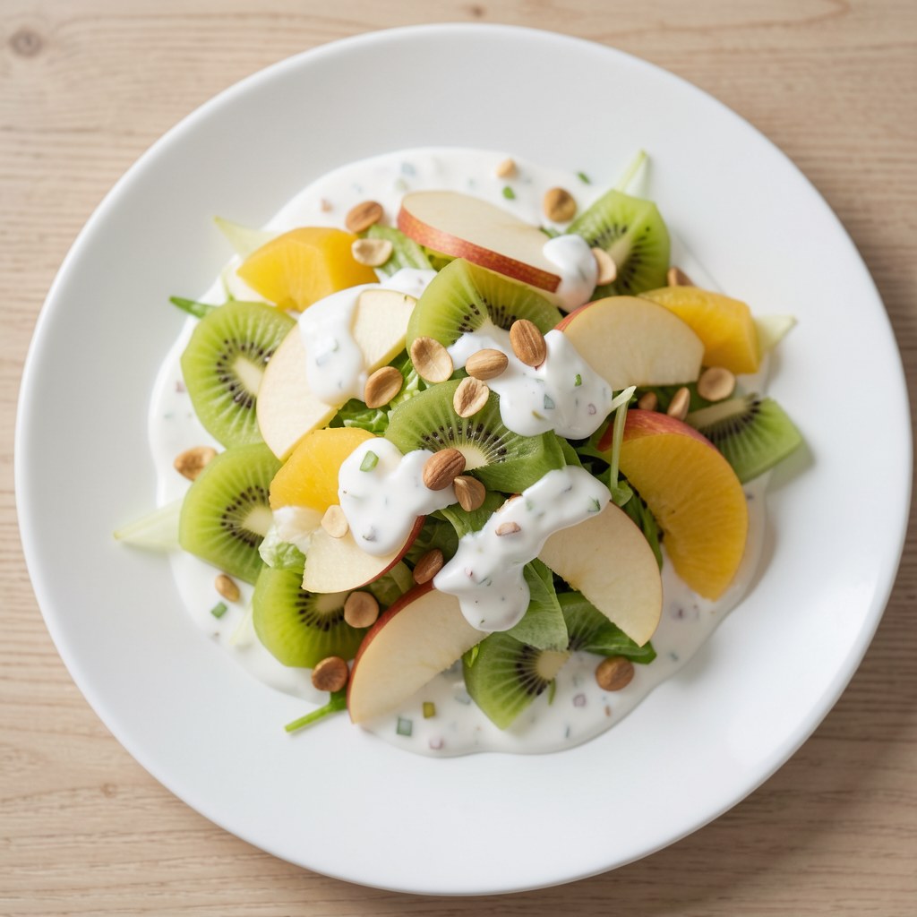 Chrupiąca sałatka z selerem naciowym