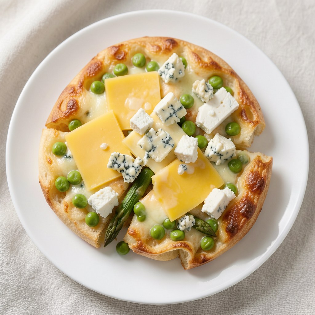 Zapiekanka z fasolki i serów