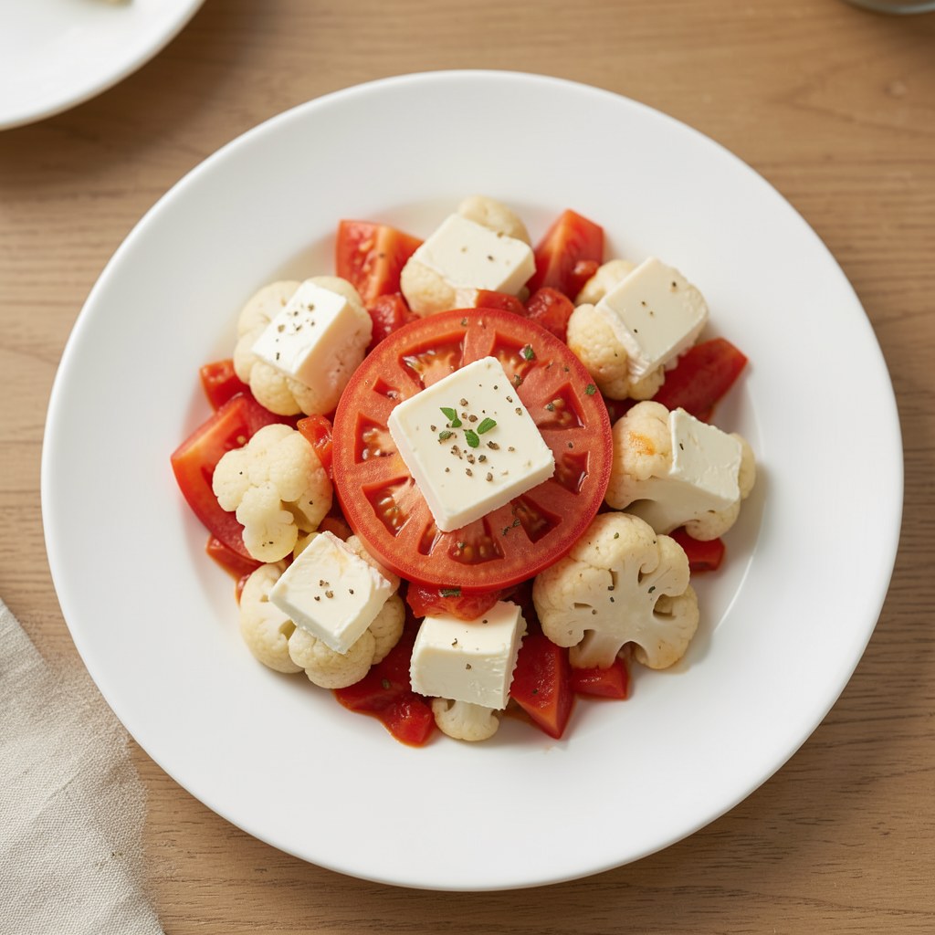 Kalafior z pomidorami