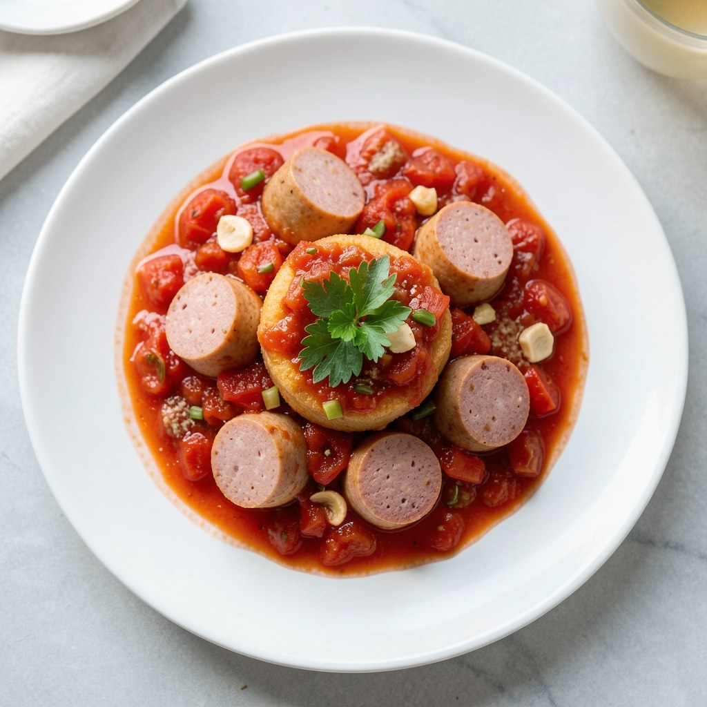 Parówki w sosie pomidorowym