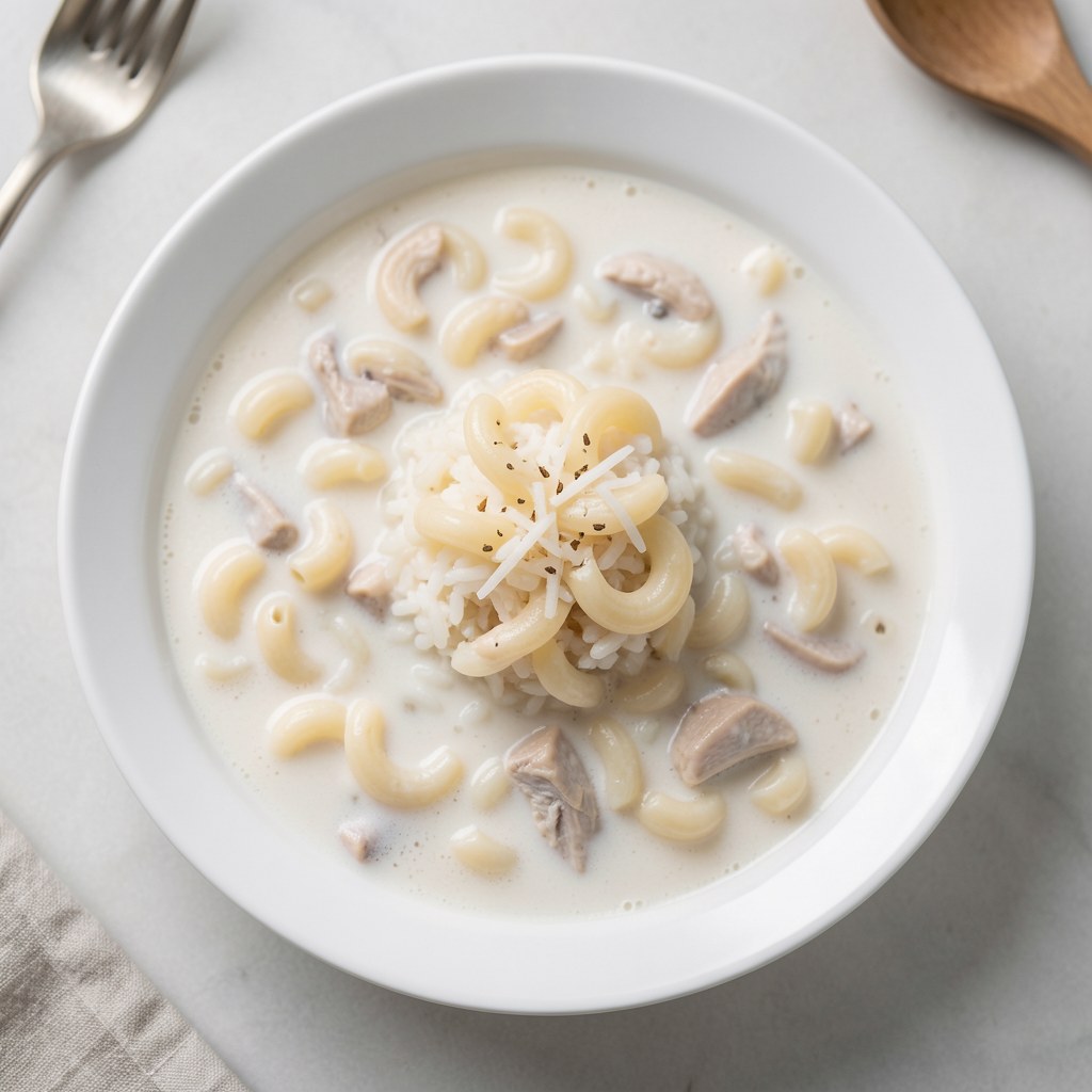 Delikatny kokosowy makaron ryżowy