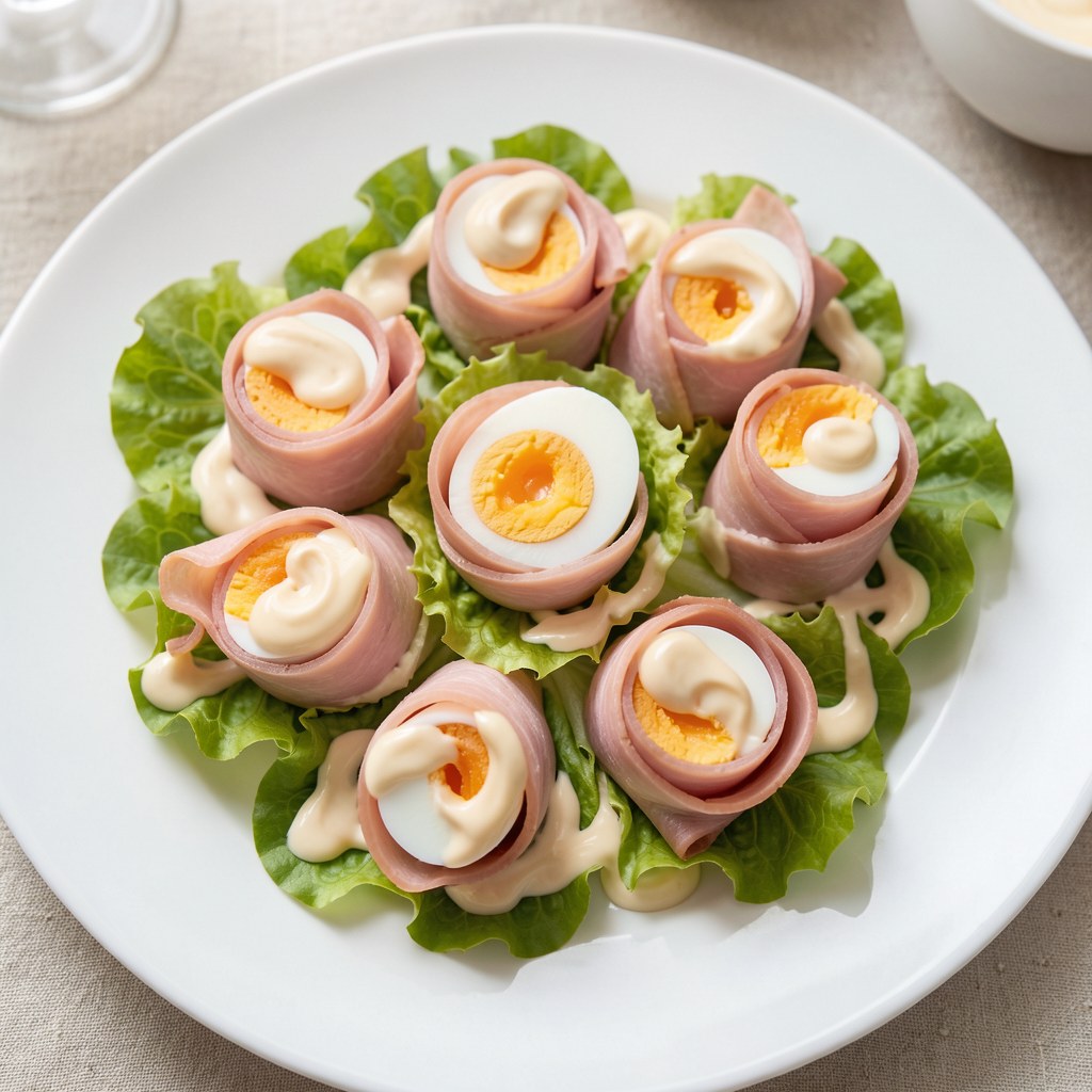 Jajka zawijane w szynce