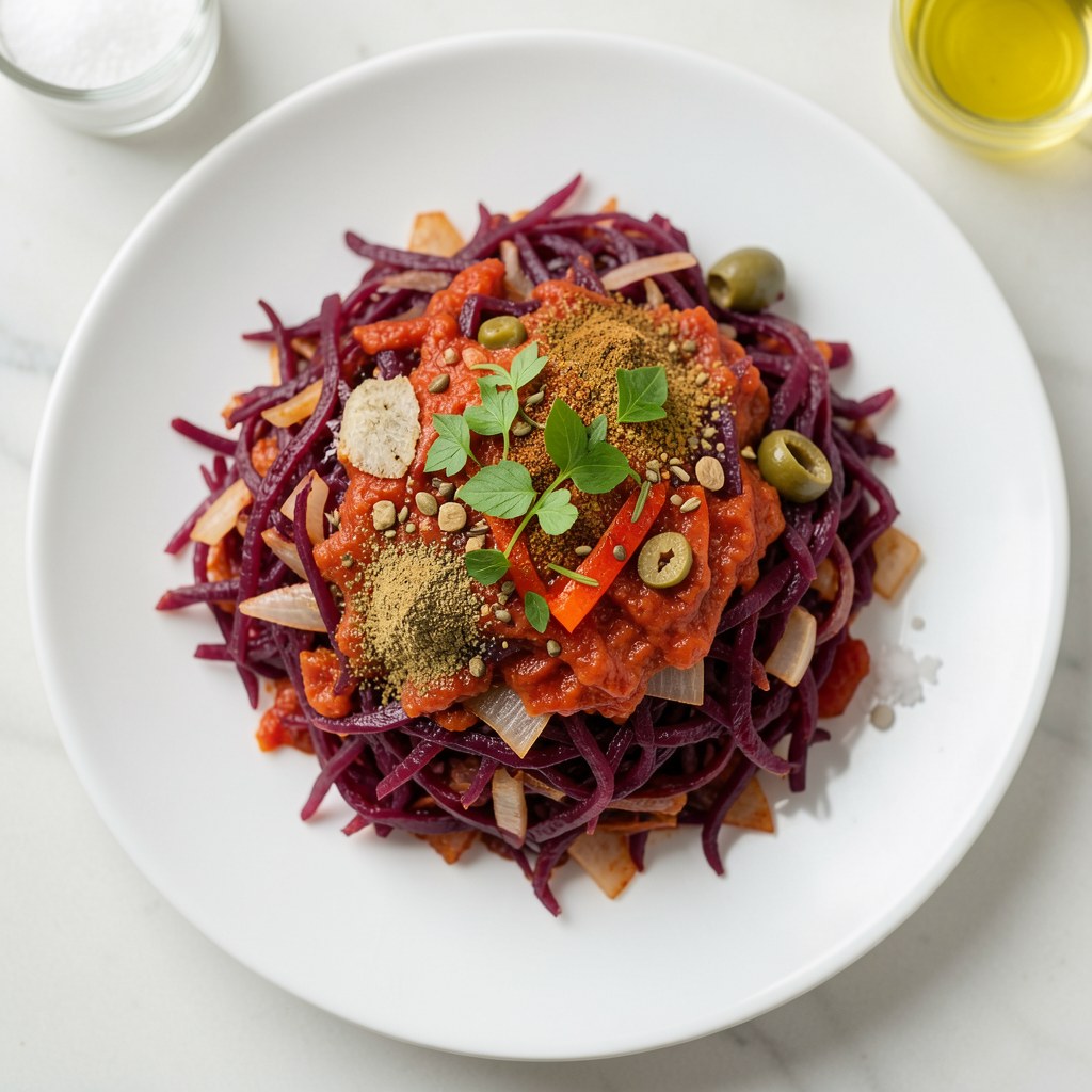 Smażona kapusta na czerwono