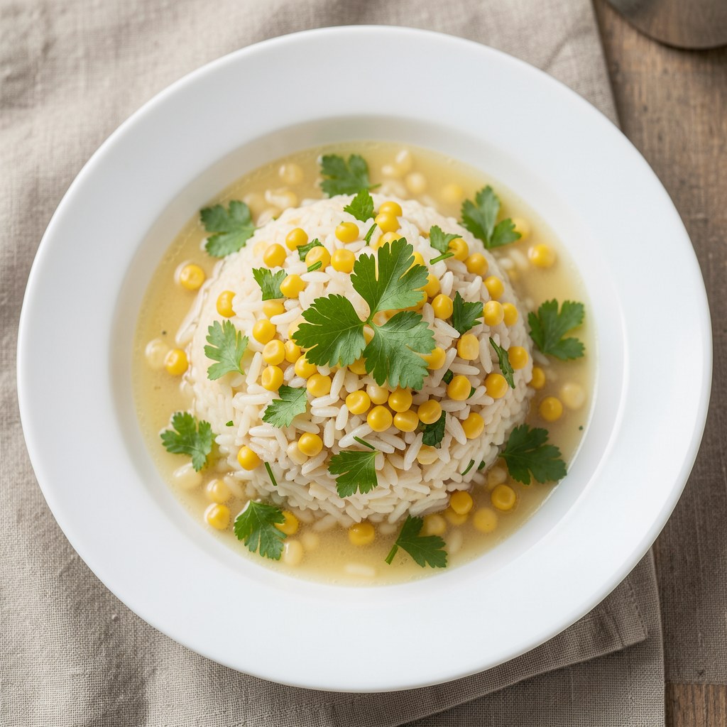 Ryż imbirowy z kukurydzą