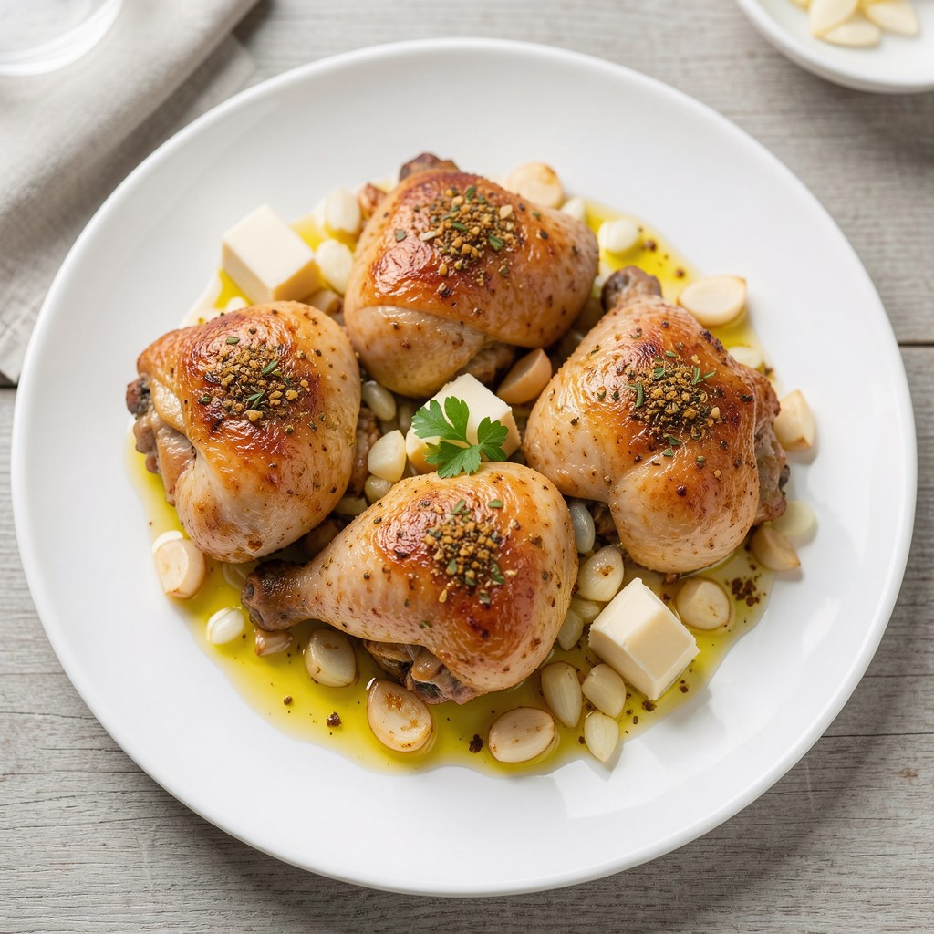Kurczak pikantny na czosnkowo wg Buni