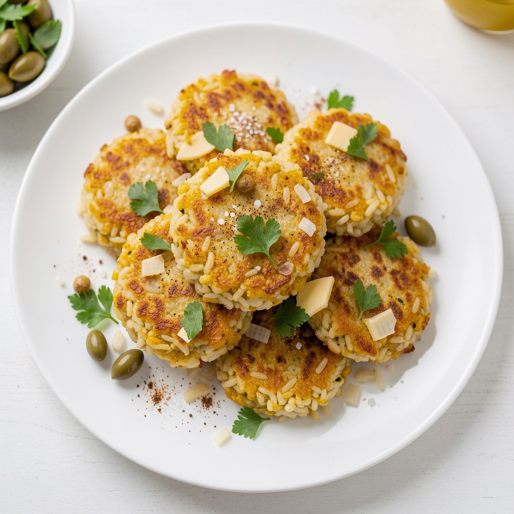 Kotlety ryżowo-serowe