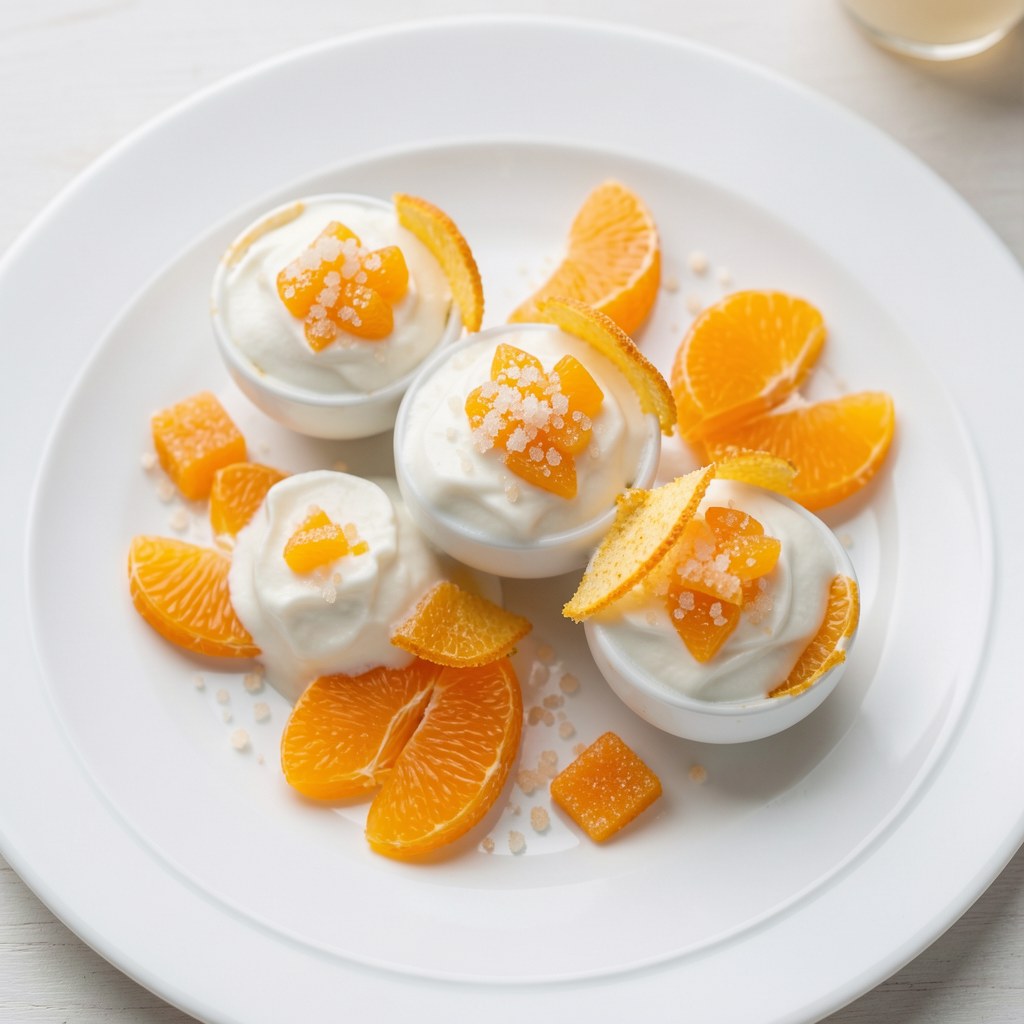 Śmietankowo-pomarańczowa granita wg Buni