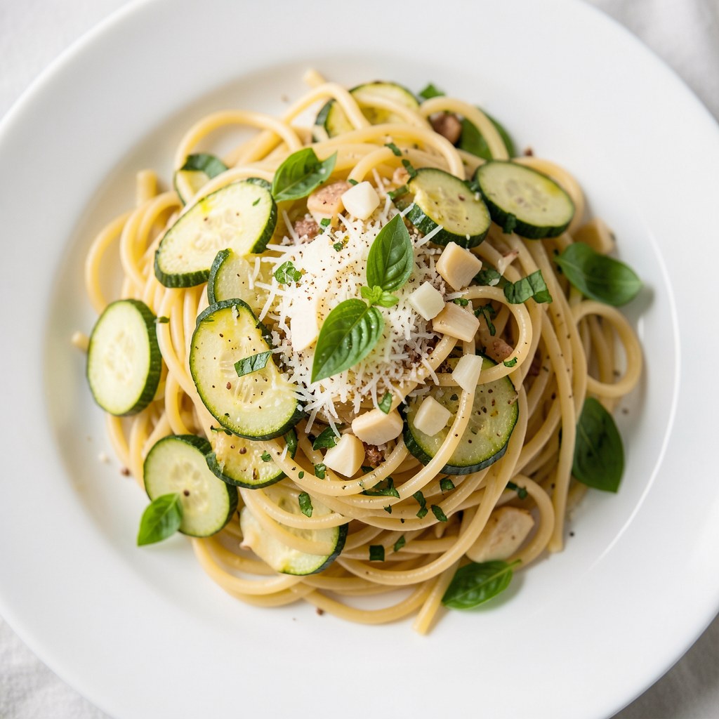 Spaghetti z cukinią