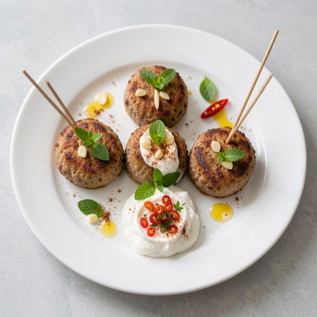 Kotleciki z dipem jogurtowym